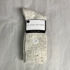 New H by Halston Socks Women’s 2 Pair Wool Blend Cushion Boot Sock Casual Active